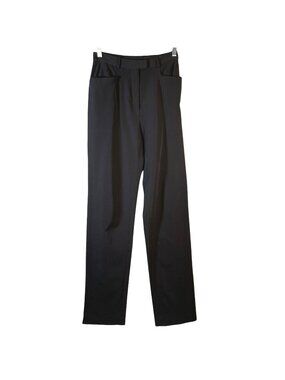 Renfrew Womens Black High-Waisted Dress Pants Size 4 Lycra Blend Wide-Leg Tailor